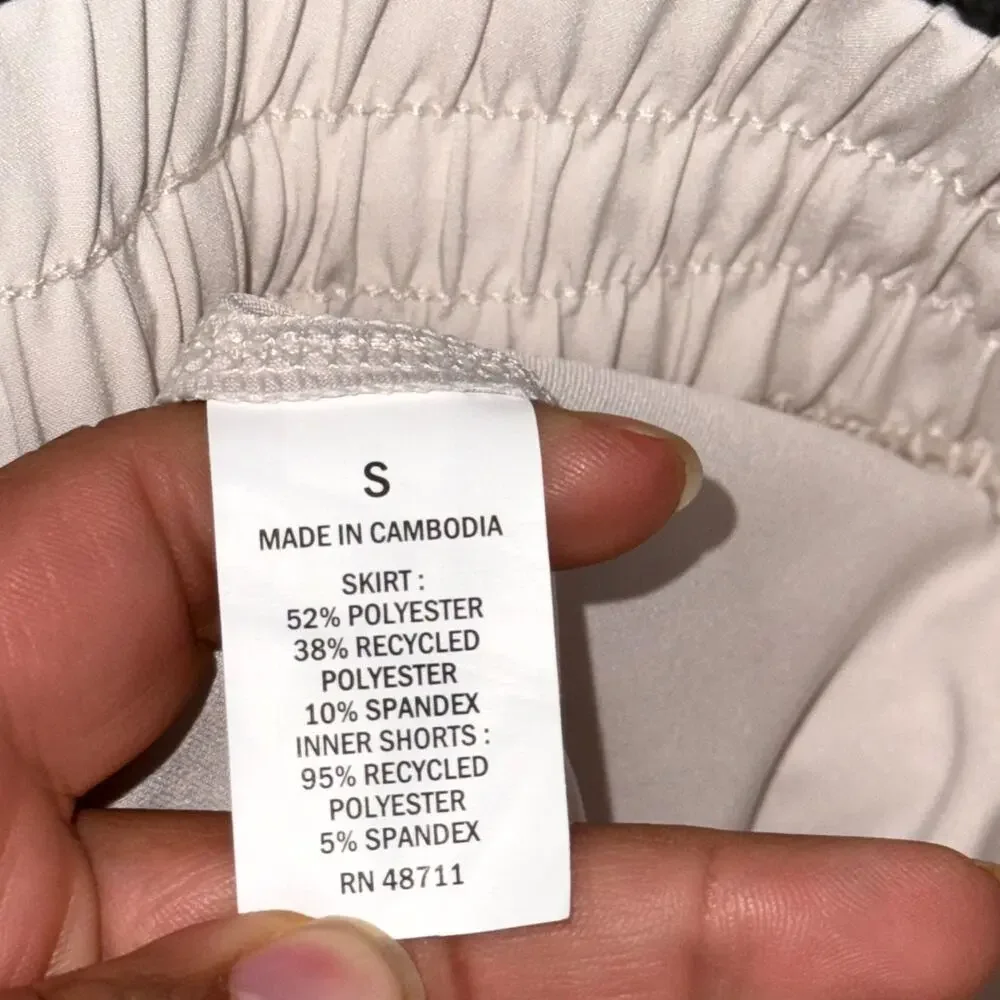 MTA Sport Skort Skirt Womens Small White Stretch Performance Tennis Athletic NWT - Picture 5 of 9